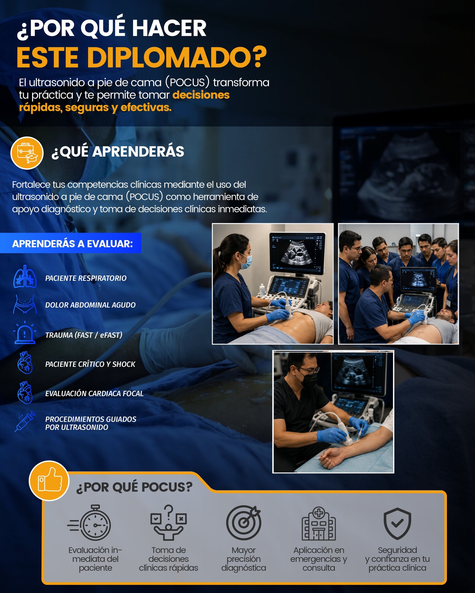 Temario de DIPLOMADO SUPERIOR EN ECOGRAFÍA CLÍNICA POCUS 2