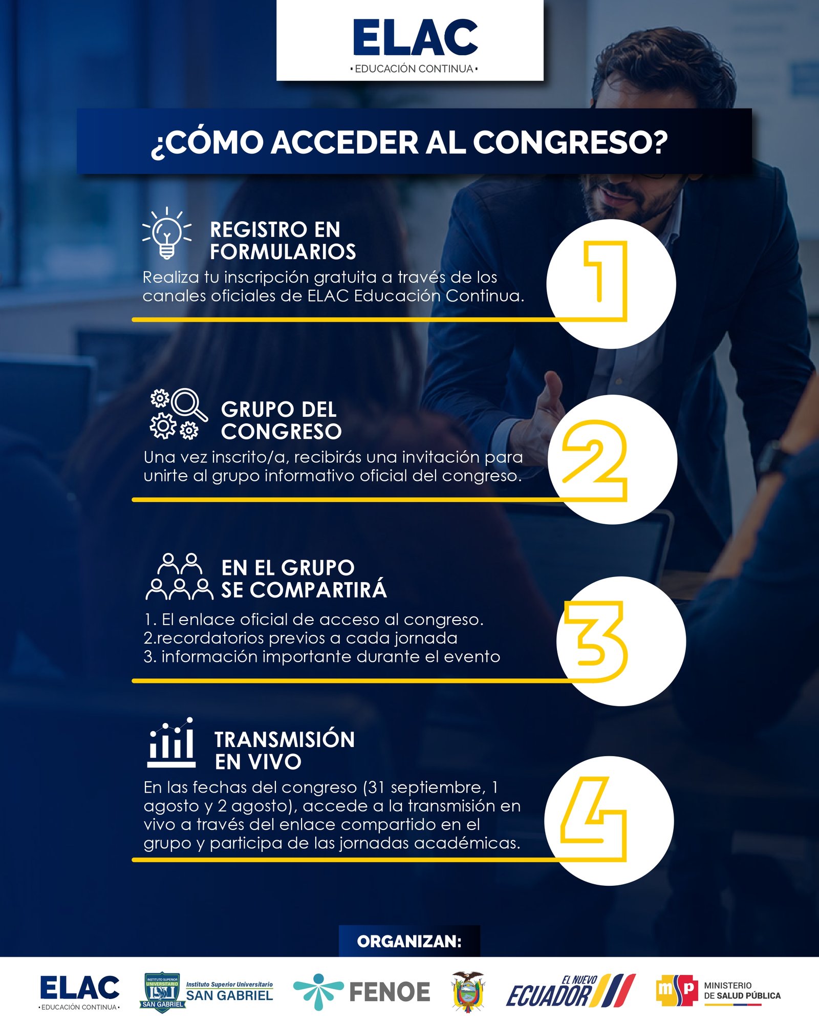 Temario de I CONGRESO INTERNACIONAL DE DOCENCIA E INNOVACIÓN EN LA EDUCACIÓN SUPERIOR 8