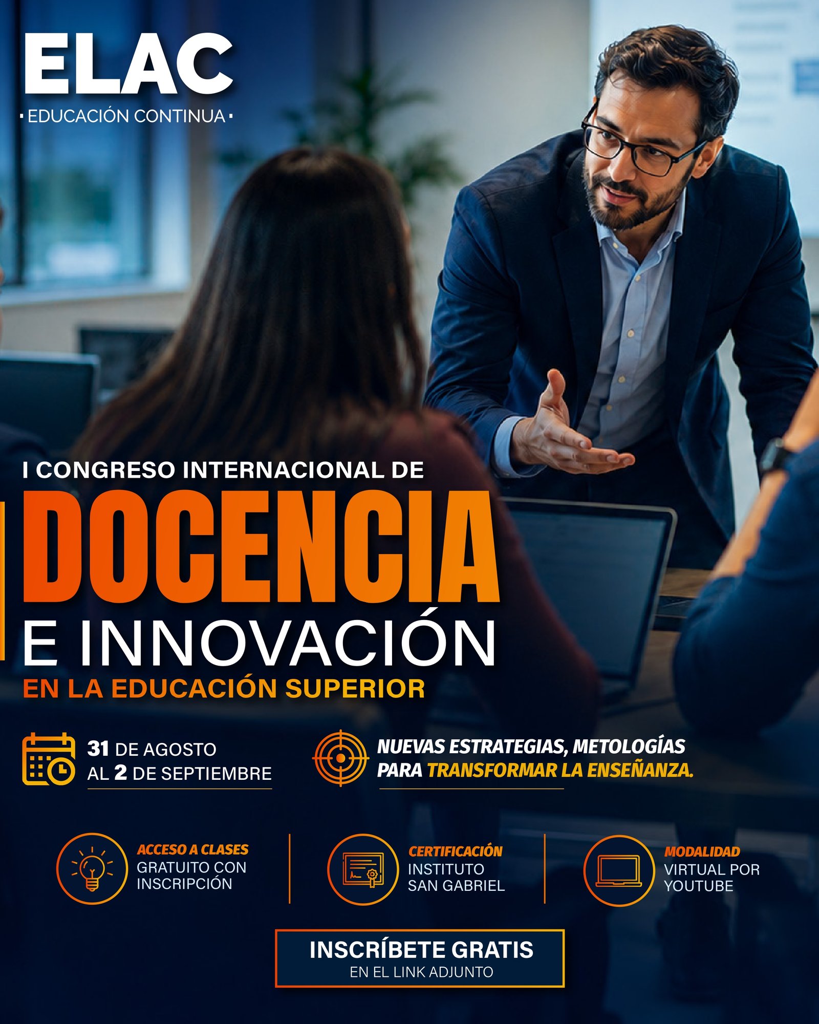 Temario de I CONGRESO INTERNACIONAL DE DOCENCIA E INNOVACIÓN EN LA EDUCACIÓN SUPERIOR 1